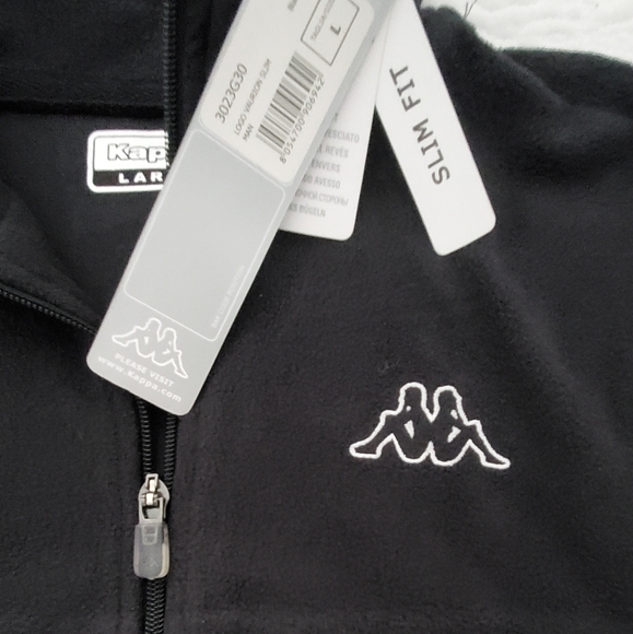 Kappa light fleece jacket,Men L(slim fit) - Picture 2 of 3